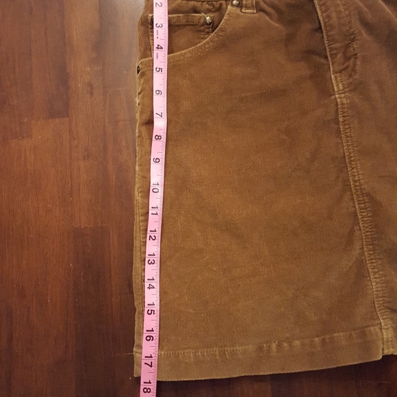 Gap brown corduroy mini skirt 6 - Picture 3 of 4